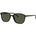 Leonard RB2193, Havana/Green Glass Lenses 53 Eye Size