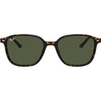 Leonard RB2193, Havana/Green Glass Lenses 53 Eye Size