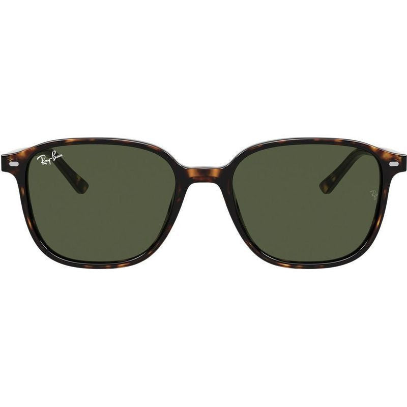 Leonard RB2193, Havana/Green Glass Lenses 53 Eye Size