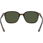 Leonard RB2193, Havana/Green Glass Lenses 53 Eye Size