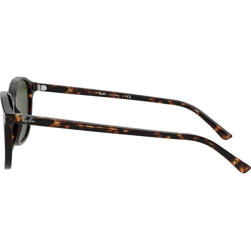 Leonard RB2193, Havana/Green Glass Lenses 53 Eye Size