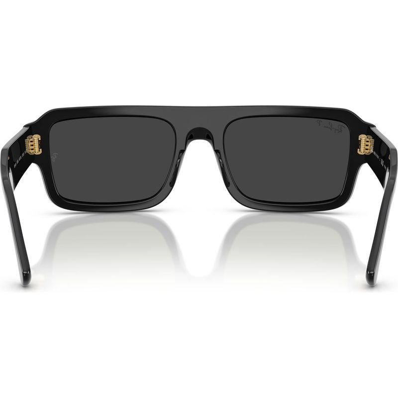 Flacko RB4454, Black/Black Polarised Glass Lenses 56 Eye Size