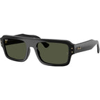 Flacko RB4454, Black/Green Glass Lenses 56 Eye Size