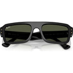 Flacko RB4454, Black/Green Glass Lenses 56 Eye Size