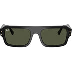 Flacko RB4454, Black/Green Glass Lenses 56 Eye Size