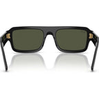 Flacko RB4454, Black/Green Glass Lenses 56 Eye Size