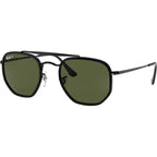 Marshal II RB3648M, Black/Green Polarised Glass Lenses