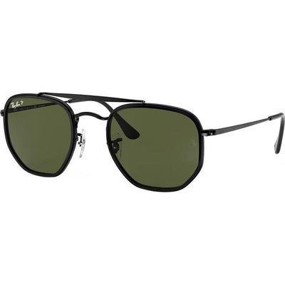 Marshal II RB3648M, Black/Green Polarised Glass Lenses