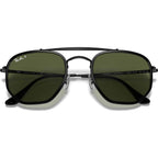 Marshal II RB3648M, Black/Green Polarised Glass Lenses