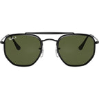 Marshal II RB3648M, Black/Green Polarised Glass Lenses