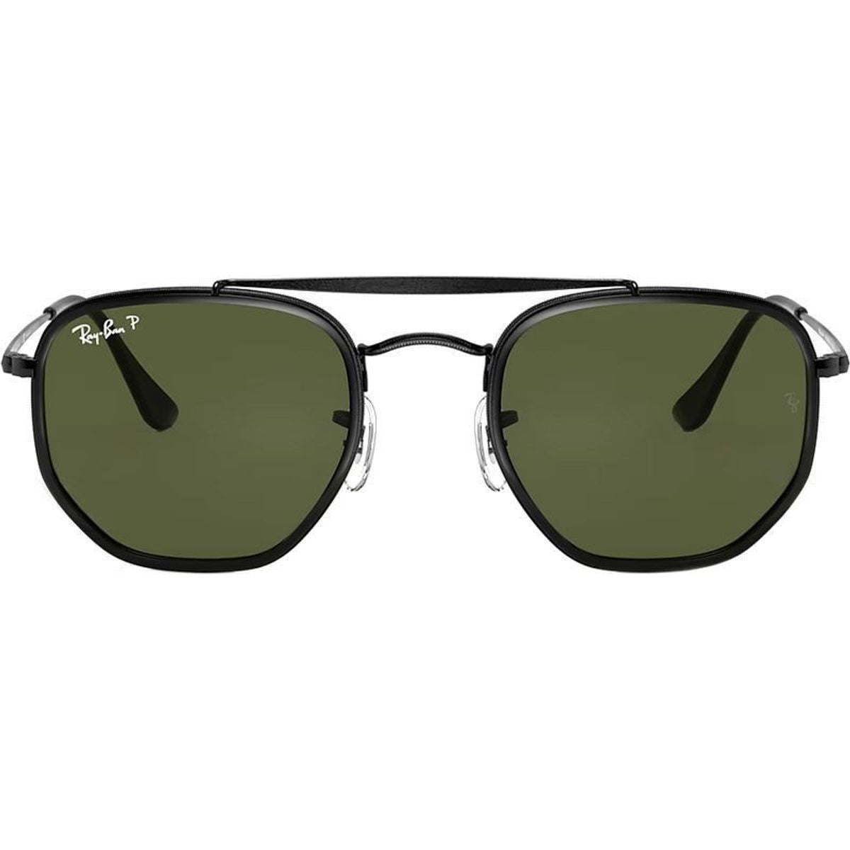 Marshal II RB3648M, Black/Green Polarised Glass Lenses