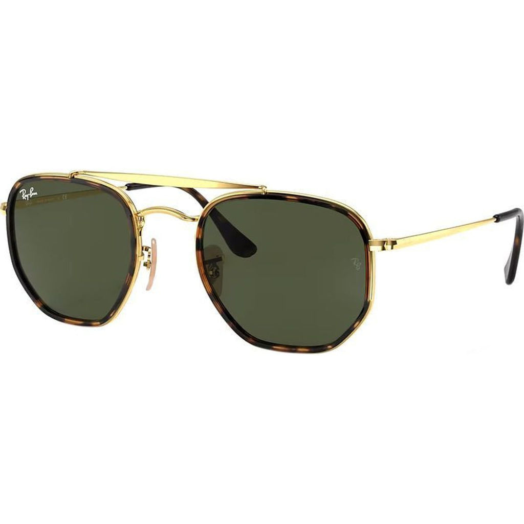Marshal II RB3648M, Gold/Green Glass Lenses