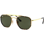 Marshal II RB3648M, Gold/Green Glass Lenses
