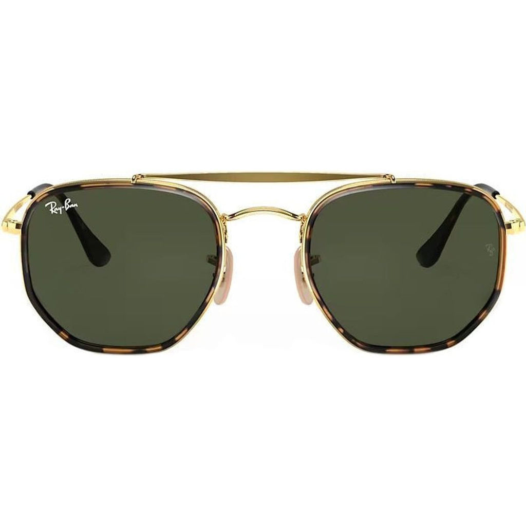 Marshal II RB3648M, Gold/Green Glass Lenses
