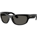 Mega Balorama RB2289, Black/Dark Grey Glass Lenses 63 Eye Size