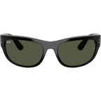 Mega Balorama RB2289, Black/Green Glass Lenses 63 Eye Size