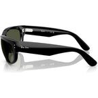 Mega Balorama RB2289, Black/Green Glass Lenses 63 Eye Size