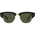 Mega Clubmaster RB0316S, Black on Arista/Green Glass Lenses 53 Eye Size