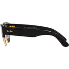 Mega Clubmaster RB0316S, Black on Arista/Green Glass Lenses 53 Eye Size