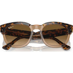 Mega Hawkeye RB0298S, Havana on Transparent Brown/Brown Gradient Polarised Glass Lenses