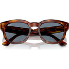Mega Hawkeye RB0298S, Striped Havana/Blue Glass Lenses