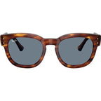 Mega Hawkeye RB0298S, Striped Havana/Blue Glass Lenses