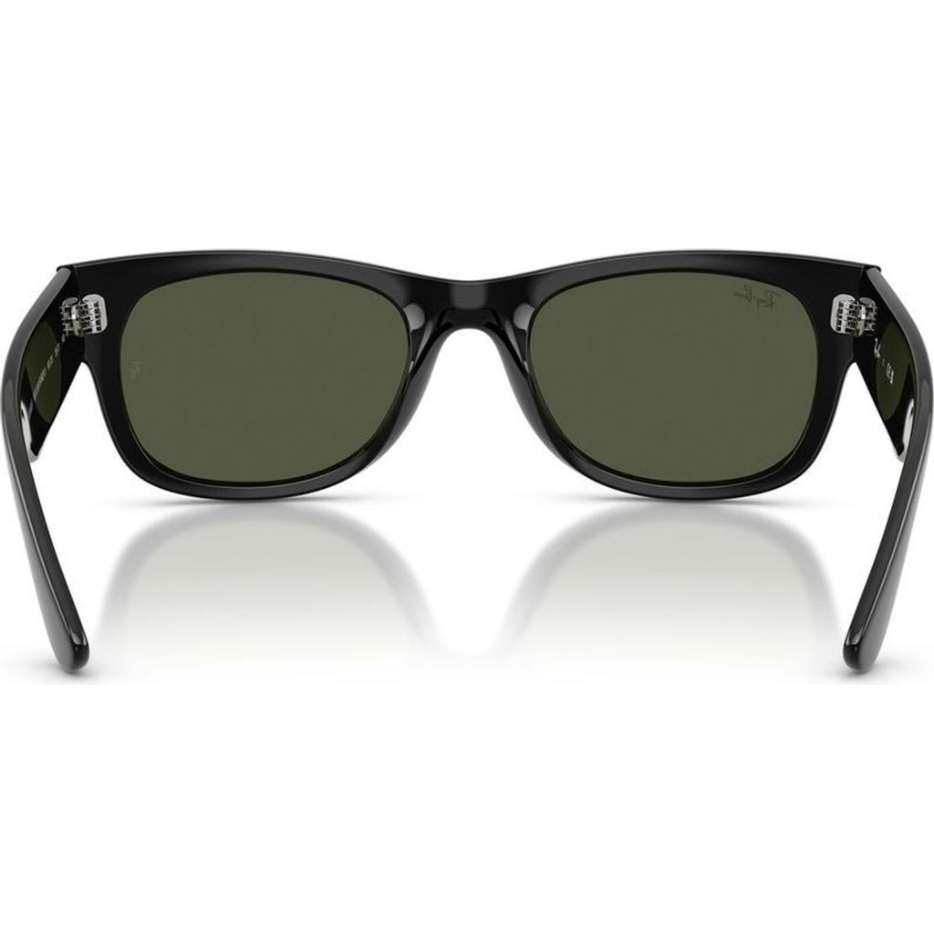 Mega Wayfarer II RB0832S, Black/Green Glass Lenses