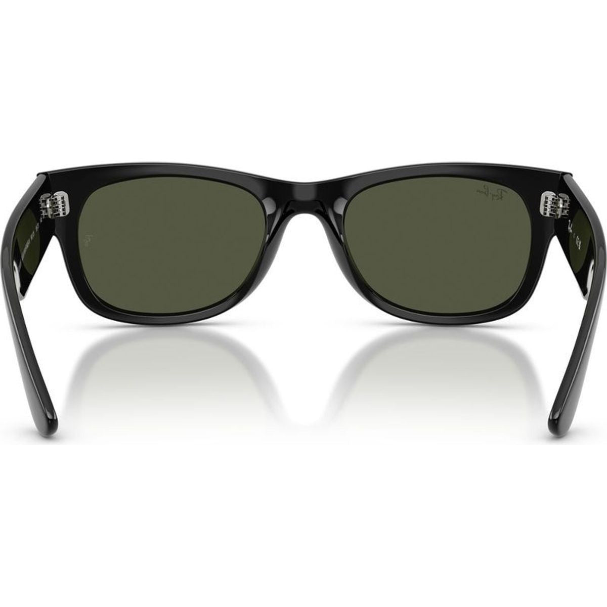 Mega Wayfarer II RB0832S, Black/Green Glass Lenses