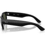 Mega Wayfarer II RB0832S, Black/Green Glass Lenses