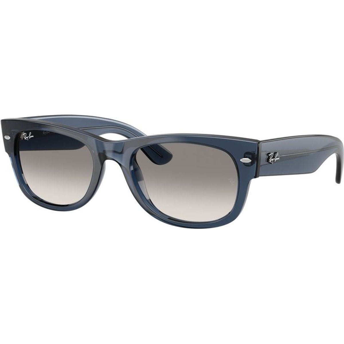 Mega Wayfarer II RB0832S, Transparent Dark Blue/Grey Clear Gradient Glass Lenses