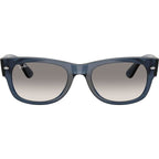 Mega Wayfarer II RB0832S, Transparent Dark Blue/Grey Clear Gradient Glass Lenses