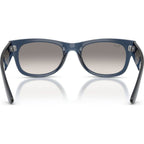 Mega Wayfarer II RB0832S, Transparent Dark Blue/Grey Clear Gradient Glass Lenses