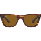 Mega Wayfarer RB0840S, Striped Havana/Brown Glass Lenses