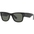 Mega Wayfarer RB0840S, Black/Green Polarised Glass Lenses