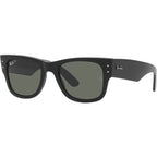 Mega Wayfarer RB0840S, Black/Green Polarised Glass Lenses