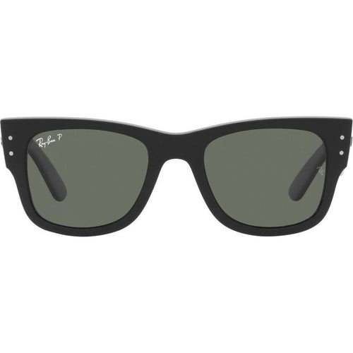 Mega Wayfarer RB0840S, Black/Green Polarised Glass Lenses