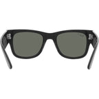Mega Wayfarer RB0840S, Black/Green Polarised Glass Lenses