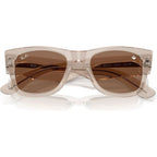 Mega Wayfarer RB0840S, Transparent Light Brown/Dark Brown Glass Lenses