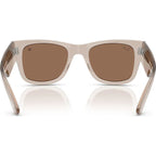 Mega Wayfarer RB0840S, Transparent Light Brown/Dark Brown Glass Lenses