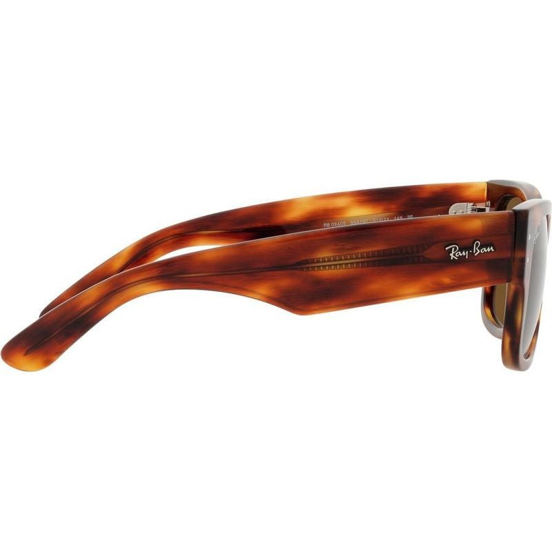 Mega Wayfarer RB0840S, Striped Havana/Brown Polarised Glass Lenses
