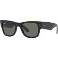 Mega Wayfarer RB0840SF, Black/Green Polarised Glass Lenses