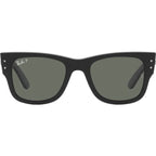 Mega Wayfarer RB0840SF, Black/Green Polarised Glass Lenses