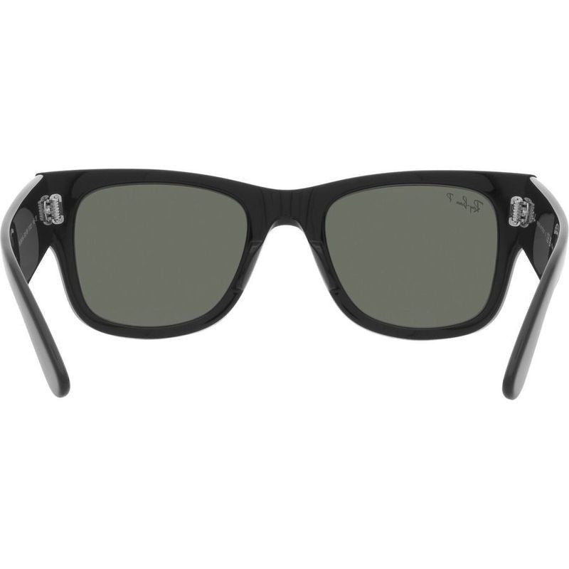 Mega Wayfarer RB0840SF, Black/Green Polarised Glass Lenses