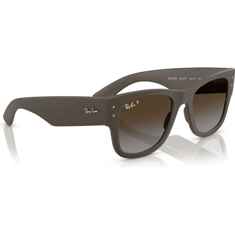 Mega Wayfarer RB4840S, Sand Brown/Brown Gradient Polarised Lenses 52 Eye Size
