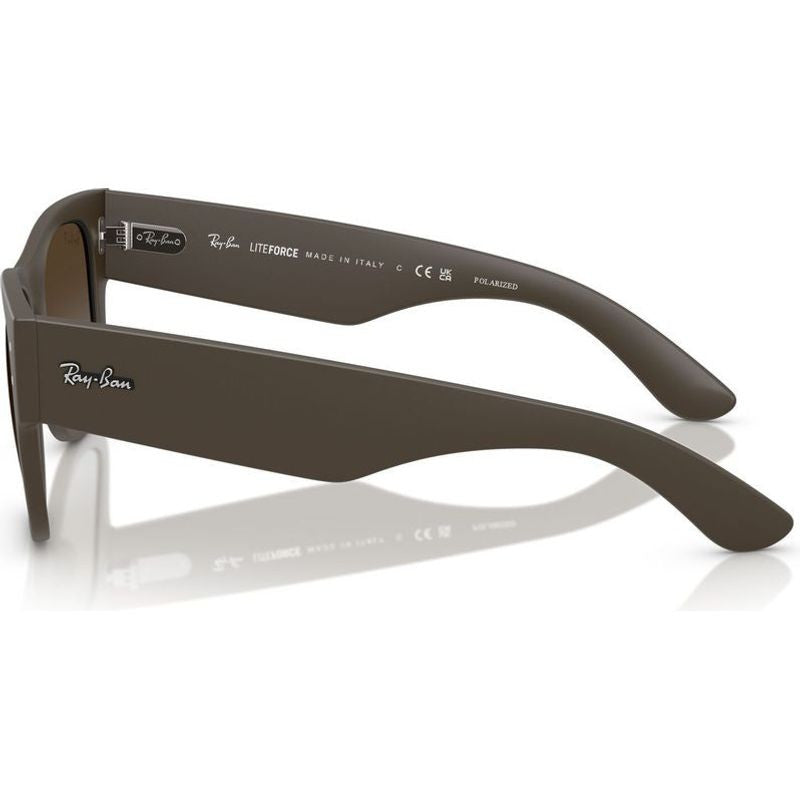 Mega Wayfarer RB4840S, Sand Brown/Brown Gradient Polarised Lenses 52 Eye Size