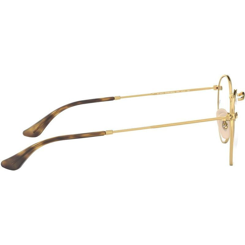 Round Metal RX3447V, Gold/Clear Lenses 50 Eye Size
