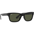 Mr Burbank RB2283, Black/Green Glass Lenses 55 Eye Size