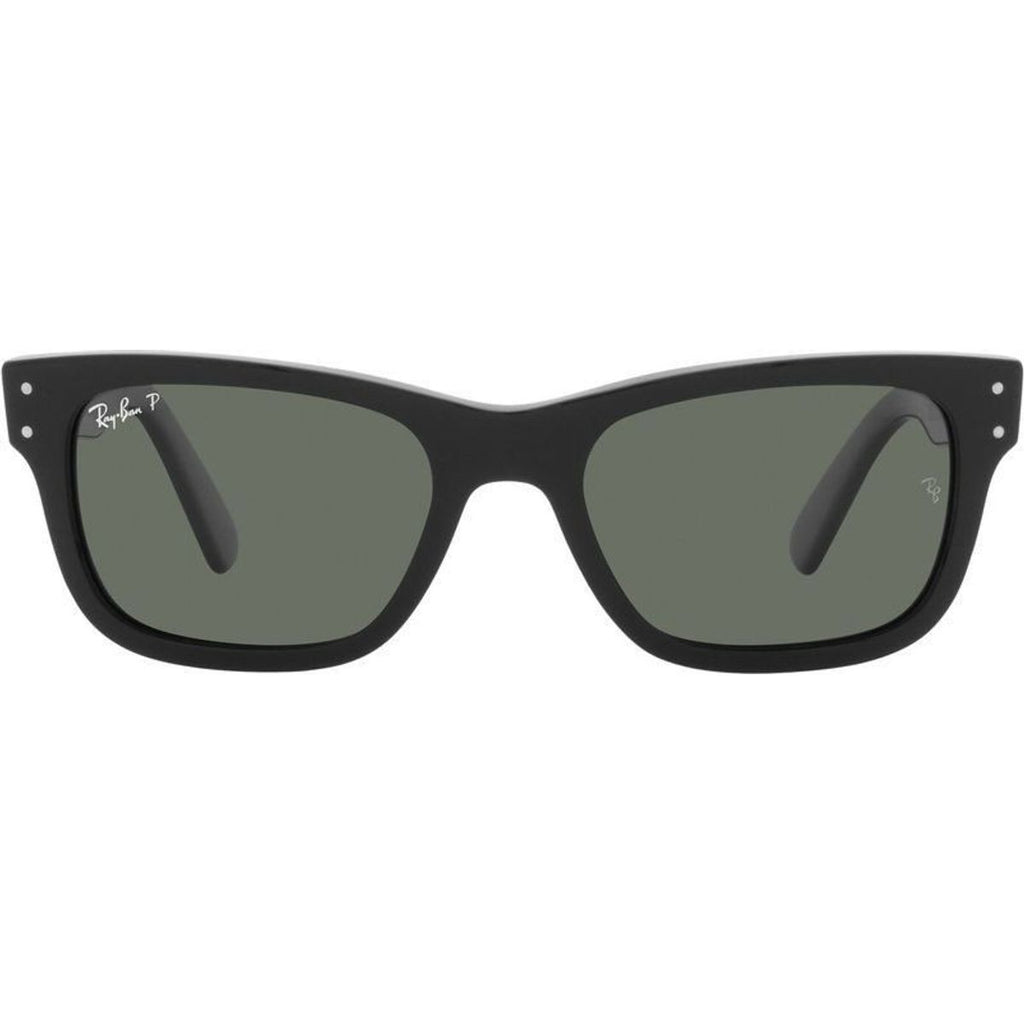 Mr Burbank RB2283, Black/Green Polarised Glass Lenses 55 Eye Size