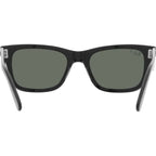 Mr Burbank RB2283, Black/Green Polarised Glass Lenses 55 Eye Size