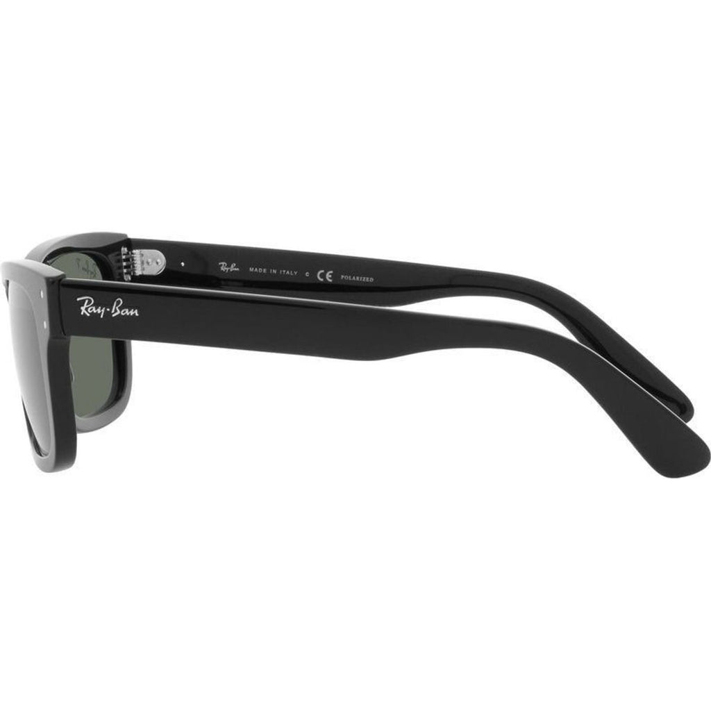 Mr Burbank RB2283, Black/Green Polarised Glass Lenses 55 Eye Size